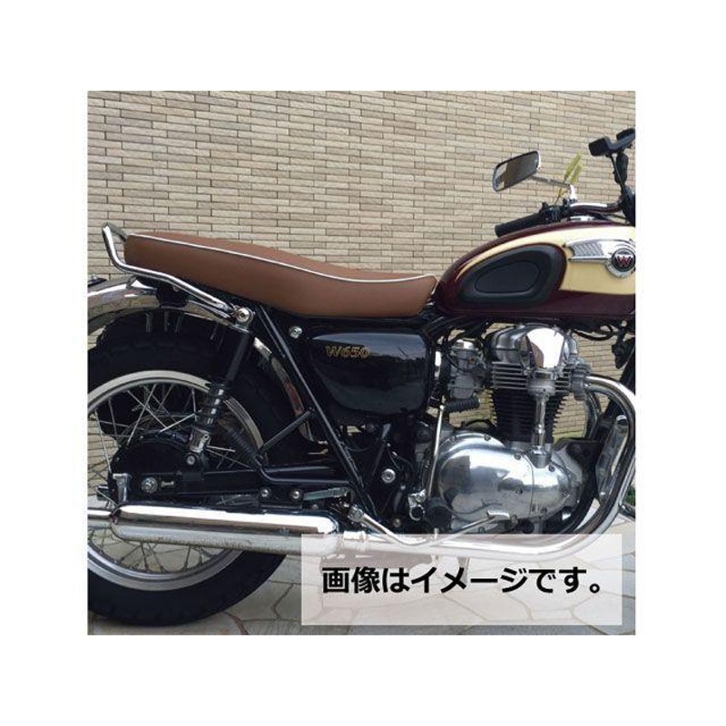 正規品／グロンドマン W650 W650（99年 EJ650A1/C1） 国産シートカバー 張替 黄土色 ライン - 仕様 透明ステッチ Grond…  | LINEブランドカタログ