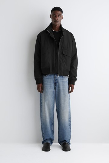 男裝 增厚純棉飛行外套 Jacket