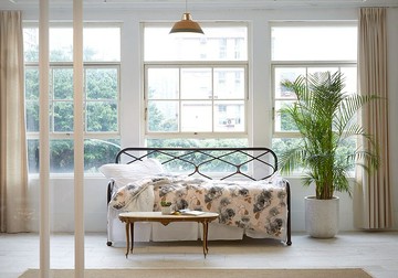 【單人床架】花園沙發床系列－莫內花園/鐵床架/貓抓/到府安裝