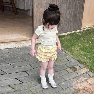 Mimo⭐女童短袖T恤夏季女寶寶夏裝休閒半袖兒童夏款童裝百搭上衣t