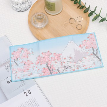 京都鏡面擦拭布-葛氏北齋-櫻富士