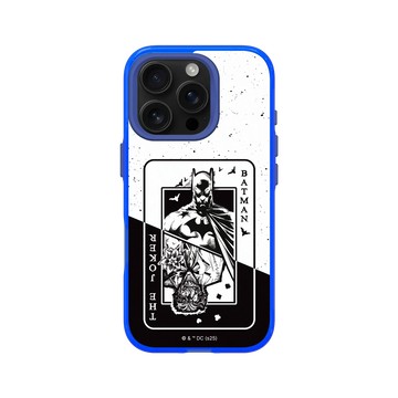 iPhone 16 Pro Clear 激光藍 - Batman 蝙蝠俠 - 撲克牌