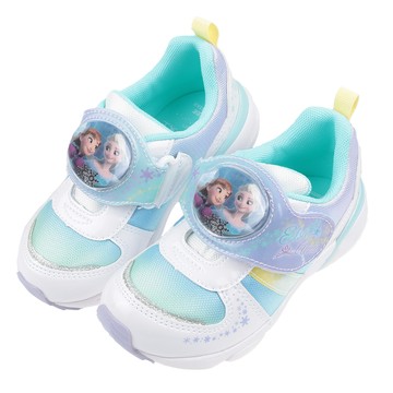 Moonstar日本月星 - 冰雪奇緣白紫色漸層電燈機能運動鞋