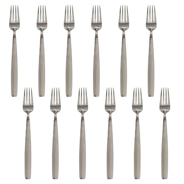 WMF 餐具 Bistro 0400系列 點心叉 DESSERT FORK 12支 Cromargan不鏽鋼德國進口  銀色  1組