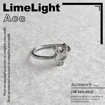 ☆LimeLight☆ 水鑽 / 花朵 / 簍空 / 兔年 / 兔兔 / 兔子 / 珍珠 / 飾品 可調式 戒指 27