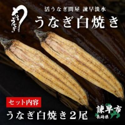 ふるさと納税 諫早市  うなぎ白焼き2尾