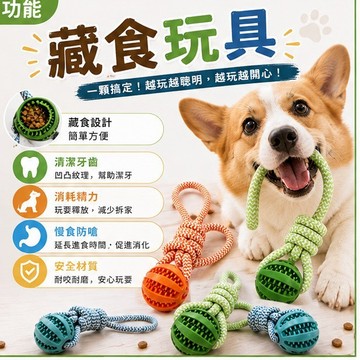 （隔日配）藏食玩具 藏食球 寵物藏食玩具 寵物玩具 益智玩具 聞嗅玩具 藏食 5cm 6cm