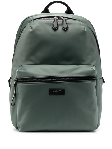Bally - logo-patch backpack - unisex - Nylon - One Size - Green