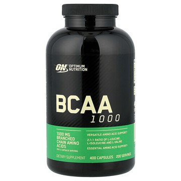Optimum Nutrition, BCAA 1000，400 粒膠囊