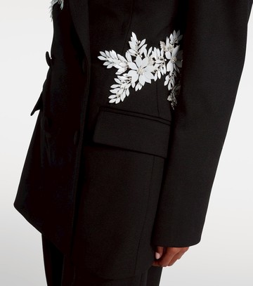 Rebecca Vallance Danna floral-appliqué blazer