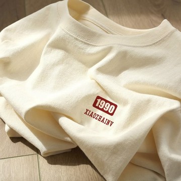【鹿向南】100%純棉T恤 短袖 oversize t恤 ins 風 韓系衣服 顯瘦 女生上衣 短袖t恤 長版 寬鬆 女