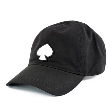 KATE SPADE 經典桃心棒球帽-黑色