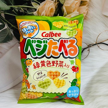 日本 Calbee 加樂比 心型野菜餅55g 三色沙拉/北海道蔬菜薯條80g 七種蔬菜｜全店$199免運