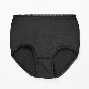 莎露 M-3L高腰三角褲(黑) SS2108BL