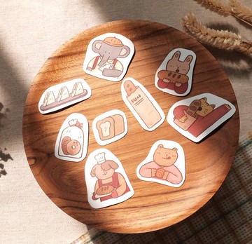 吃麵包 | 防水貼紙組