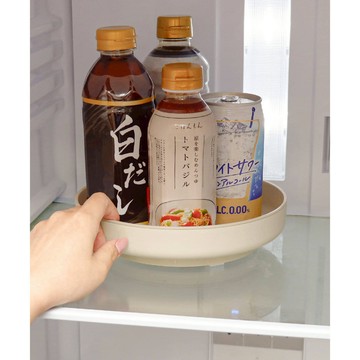 3coins 360度旋轉圓形收納盤 廚房托盤 調味料收納架 收納旋轉盤【J-3C403】 4E