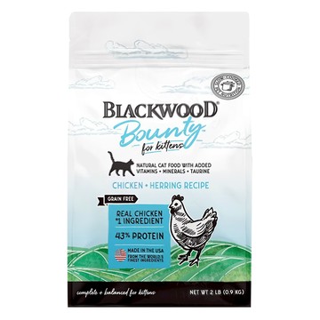 BLACKWOOD 幼貓 棒吉本能覺醒 乾飼料  3種放養鮮肉 + 2種嚴選鮮魚  900g  1包