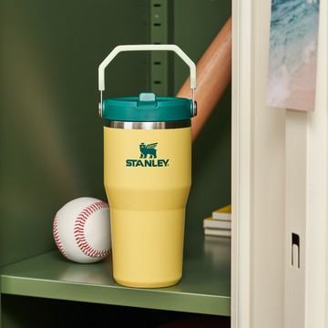 STANLEY 經典系列 IceFlow 手提吸管杯2.0 0.59L / 極速黃