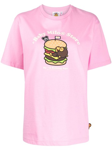 *BABY MILO® STORE BY *A BATHING APE® - Baby Milo® cotton T-shirt - women - Cotton - M - Pink