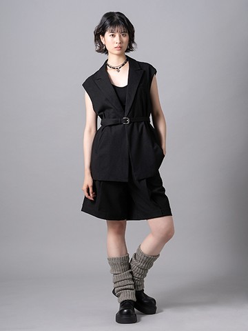 過腰修身西裝背心(J052LX000CA) - JUJURY COLLECTION