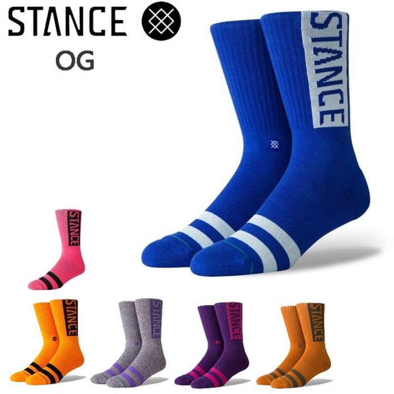 メール便 Stance ソックス バスケ スタンス 靴下 メンズ ハイソックス クルー丈 Og Socks M556d17ogg おしゃれ シンプル 通販 Lineポイント最大0 5 Get Lineショッピング