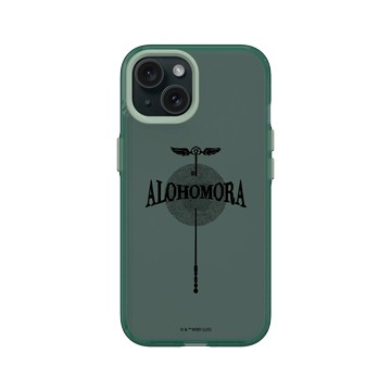 iPhone 15 Clear 憂墨綠 - 哈利波特 Harry Potter - 咒語系列：開鎖咒