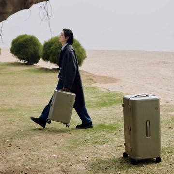 【預購】PISTACHIO 2 STRIPED 開心果二代 28寸 行李箱登機托運抗菌 數字紫(現貨供應，配送時間約3個工作天)