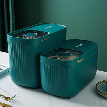 輕奢大米儲存容器米桶家用防蟲防潮密封食品級廚房五谷雜糧儲米箱