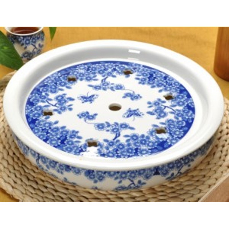 茶道具　中国製水差し　青花山水 茶道具 中国製水差し 青花山水 茶道具 中国製水差し 青花山水