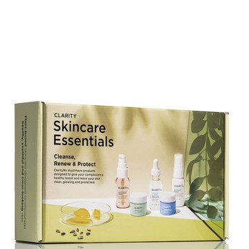 ClarityRx Skincare Essentials Kit Cleanse, Renew and Protect