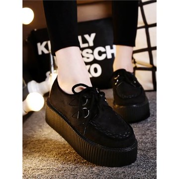 悠一悠vivi雜志款原宿厚底松糕鞋