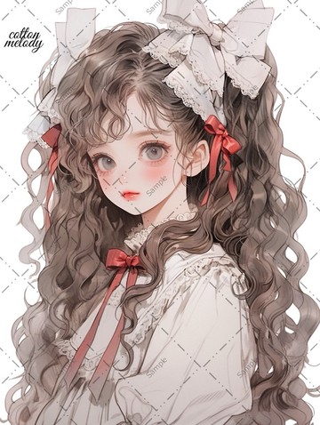 original sticker no.957 人物貼紙 原創貼紙 人物貼紙 女孩貼紙 原創人物貼紙