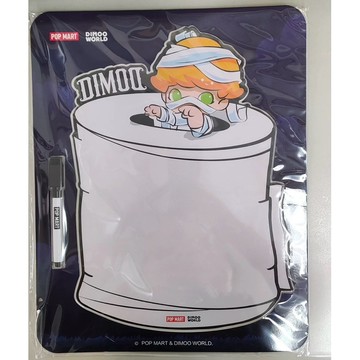 ❰茉莉第一個家❱👑預購❤️POPMART泡泡瑪特DIMOO可擦寫磁吸留言貼畫板周邊白黑板圖畫冰箱貼