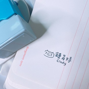 客製化姓名印章/常規方形款2 連續章附墨水