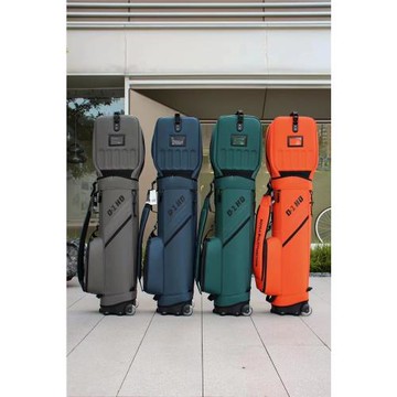 新款boyea博雅高爾夫球包 超輕兩輪多功能航空包 硬殼球包 托運包
