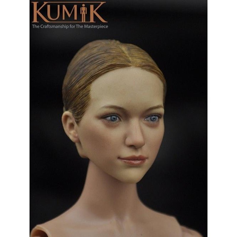 KUMIK 1/6サイズフィギュア用 女性ヘッドパーツ 16-29 | LINEショッピング