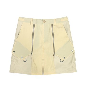可調活摺短褲-卡其