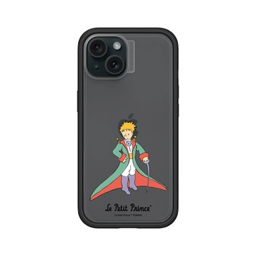 iPhone 15 Mod NX 黑 - Le Petit Prince 小王子 - 正氣凌然小王子