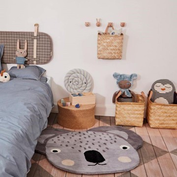 造型手工羊毛地毯 / 無尾熊