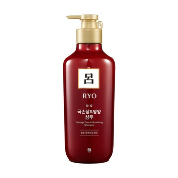 RYO 呂 韓方頭皮瞬效修護洗髮精 染燙受損 紅瓶 山茶花香  550ml  1瓶