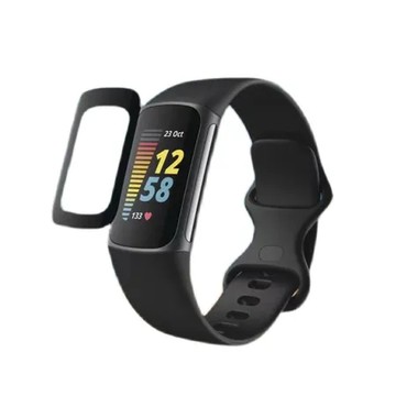 【3D曲面複合】Fitbit Charge 5 熱彎膜 PMMA+PC 防刮 耐刮 全螢幕 保護膜 保護貼