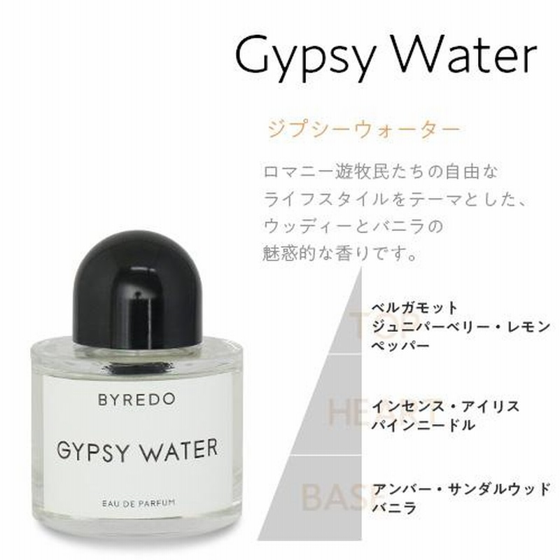 5年保証』 バイレード BYREDO ジプシーウォーター 50ml cherrier-pere