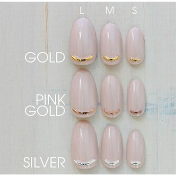 【特賣】日本Shareydva飾品曲線棒 微笑弧飾品 金屬飾品 美甲飾品