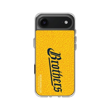 iPhone Air Clear Case（相機按鈕） 透明 - 職棒-中信兄弟 Brothers - 戰象紋理