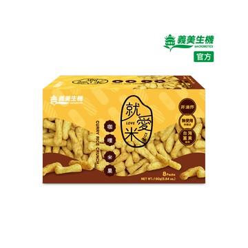 【義美生機】咖哩米果160g