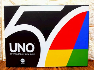 【桌遊侍】UNO 50週年特別版 附紀念金幣 正版實體店面快速出貨《免運.再送充足牌套》UNO.烏諾.50周年.特別版
