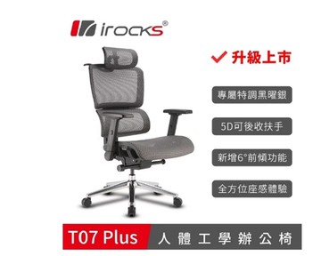 I-ROCKS T07 Plus 人體工學椅