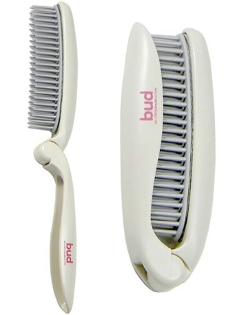現貨 日本製 bud 除靜電 折疊梳 池本刷子 梳子 摺疊梳 抗靜電 美髮梳 消除靜電 假髮保養 假髮梳