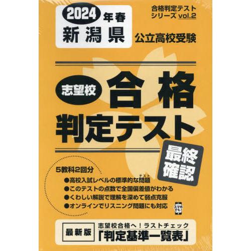 新潟県公立高校受験最終確認