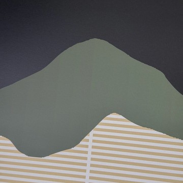 【微瑕特惠】【福利品】幾何 • 青山- 臥室掛畫/簡約風/北歐風